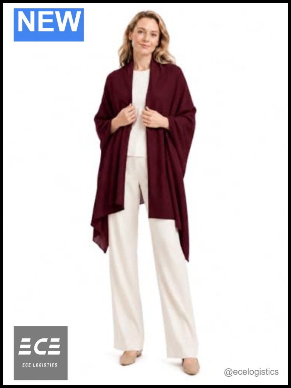 100% Cashmere Shawl Wrap Women Lightweight Wedding Scarf